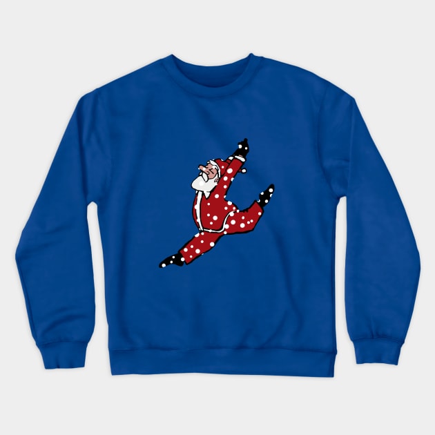 Dancing Santa 4 Crewneck Sweatshirt by DaJellah